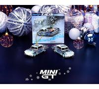 Mini GT Lincoln Capri Natale Hot Rod Set Di 2 Auto 2024 Natale #888 1/64
