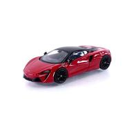 MODELLINO AUTO STATICO TRUESCALE MCLAREN ARTURA 2021 ROSSO NERO SCALA 1/64