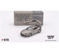 Mini GT MGT00978LHD Toyota Supra VeilSide Combat V-II Combat Grey Die Cast 1/64