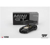 Mini GT MGT01058LHD Bugatti W16 Mistral Black Die Cast 1/64