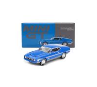 MINI GT MGT01138-L - Mustang Mach 1 Grabber Blue 1971 - Scala 1/64 - modellino Auto