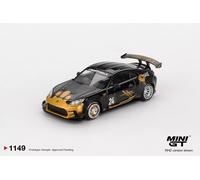 Mini GT MGT01149RHD Toyota GR86 LB Nation Black/Gold Die Cast 1/64
