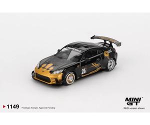 Mini GT MGT01149RHD Toyota GR86 LB Nation Black/Gold Die Cast 1/64