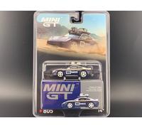 Mini Gt Porsche 911 Dakar Rallye Design Pacco Genziana Blu #805 1/64