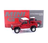 Mini GT Rover Defender 90 Pickup Masai Rosso (LHD) MGT00323-L