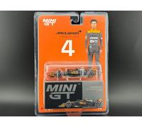 Mini GT TSM McLaren MCL60 #4 Lando Norris 2023 GP Giappone 2° 1/64