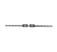 Mini guida di scorrimento in acciaio per cuscinetti, guida lineare MGN9B das 300 mm, larghezza 9 mm con 2 blocchi guida MGN9B
