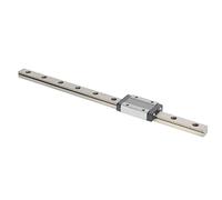 Mini Guida Lineare 12mm, Scorrimento di Precisione Compatto, Alta Resistenza e Stabilità - Guida con Fermaporta in Gomma, Ideale per Automazione e Stampanti 3D (250mm)