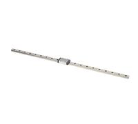Mini Guida Lineare 12mm, Scorrimento di Precisione Compatto, Alta Resistenza e Stabilità - Guida con Fermaporta in Gomma, Ideale per Automazione e Stampanti 3D (500 mm)