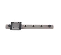 Mini Guida Lineare 12mm, Scorrimento di Precisione Compatto, Alta Resistenza e Stabilità - Guida con Fermaporta in Gomma, Ideale per Automazione e Stampanti 3D (150mm)