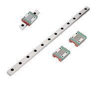 Mini guida lineare, guida scorrevole lineare ad alta precisione 300 mm con blocco carrello MGN12H 2 pezzi per stampante 3D fai te e macchina CNC