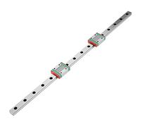 Mini guida lineare MGN12, guida scorrevole lineare da 400 mm con blocco scorrevole con cuscinetto lineare MGN12B 2PCS, per stampante 3D e macchina CNC