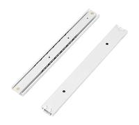 Mini guida per cassetti in lega di alluminio guida per armadi guida liscia per cassettiera durevole robusta facile installazione argento 70 mm 100 mm 140 mm 250 mm set da 2 pezzi (140 mm di lunghezza)