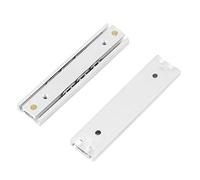 Mini guida per cassetti in lega di alluminio guida per armadi guida liscia per cassettiera durevole robusta facile installazione argento 70 mm 100 mm 140 mm 250 mm set da 2 pezzi (70 mm di lunghezza)