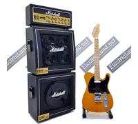 Mini Guitar Bruce Springsteen telecaster + Amplifier 1:4 miniature collectible