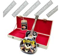 Mini Guitar GUNS N' ROSES Appetite + hard case box scale 1:4 miniature gadget