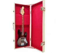 mini guitar JACO PASTORIUS Jazz bass replica basso tribute model + hard case box miniature in scala 1:4 chitarra in miniatura con custodia da collezione music gadget rock memorabilia