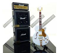 Mini Guitar John Frusciante rhcp + Amplifier Amp scale 1:4 miniature collectible