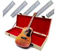 Mini Guitar JOHN LENNON peace chance + case box 1:4 miniature gadget collectible