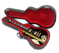 mini guitar Metallica iron cross esp james hetfield les paul tribute model + hard case box miniature in scala 1:4 chitarra in miniatura con custodia da collezione music gadget rock memorabilia