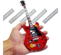 Mini Guitar scale 1:4 Alvin Lee 335 Woosdtock '69 miniature gadget collectible
