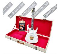 Mini Guitar Steve Vai JEM7 + hard case box 1:4 miniature gadget collectible fan