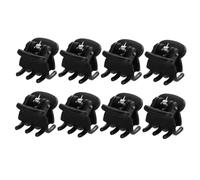 Mini Hair Claw Nera in Ps 60 Pezzi per Bambine e Donne | Ornamento Facile da Indossare, per Acconciature Belle, Mollettine Piccole