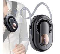 Mini Halsventilator USB - Tragbarer Hängeventilator Mit 3 Geschwindigkeiten | Tischventilator Fürs Büro, Reisen Und Outdoor-Aktivitäten | Leise Kühlung Für Kinder, Damen Und Herren, Wiederaufl