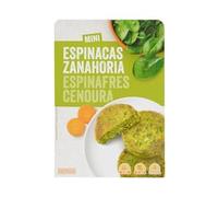 Mini hamburger vegetale fatto con spinaci e carote Confezione 4PZ (200 g) Confezione 2