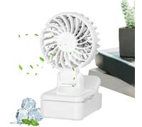 Mini Handheld Fan - Ultra Quiet Cooling Strength, USB Rechargeable Portable Pocket Air, 3 Speed Chilling Small Battery Device, 1200mAh Desktop Travel Personal Blower | For Office Home Beach Camping