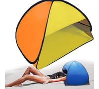 Mini Head Sun Shelter Tent, Portable Beach Tent with Canopy Shade,3-in-1 Tent - Sunshade/Cold Protection/Phone Holder, for Beach Sunbathing Windproof Sand Proof (L,#2)