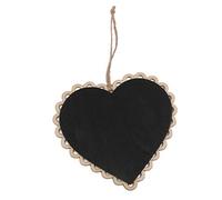 Mini Heart Hanging Wooden Blackboard con Rope Home Crafts Decor elegante e popolare Lovely and Practical