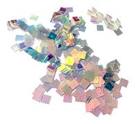 Mini Holographic Acrylic Blocks 100-Piece Double-Sided Craft Squares
