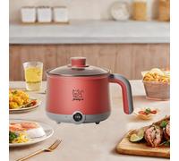 Mini Hot Pot 1.8L Multiuso Antiaderente Elettrico Cuocitore per Uova Zuppa
