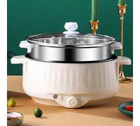 Mini Hot Pot Antiaderente 3 Gear 1.7L Fornello di Riso Elettrico per Zuppa