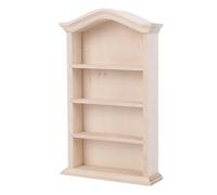 Mini House Dollogenne Bookshelf House Bookshelfshelf Kuuleyn 1:12 Bambola House Wooden Libreria Modello per bambole Accessorio per mobili per bambole fai da te