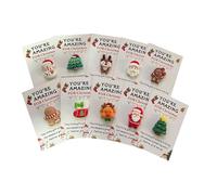 Mini Hug Ornament - Little Santa Gift for Holiday Season | Heartwarming Keepsake with sweets Message Card, Festive Christmas Decor for Family Friends Lovers Kids Adults and Grandparents
