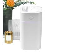 Mini Humidifier - Small Room Moisturizer, Quiet Mist Maker, Soft Ambient Light Feature, 300ml Tank Capacity, Home Health Gadgets, White Humidifier for Office, Bedroom, Nursery, Car, Travel, Desktop