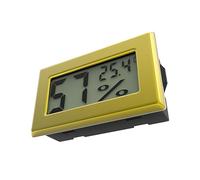 Mini Igrometro: Materiale ABS Metallico | Strumento Incorporato Ad Alta Precisione Da 2 Pollici 35 G, Di Monitoraggio A Doppio Rilevamento Migliora La Precisione Per L'uso Di Scatole Di Vino E