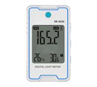 Mini Illuminance Meter 0.1-999900Lux Flicker Test(SK-8101) | Wide range 0.1-999900Lux, flicker test 0-99%, per frequency 10Hz-10kHz, precise light analysis