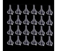 Mini Imbuto,24 PCS Imbuto in Plastica Piccolo Imbuto Trasparente Imbuto per Riempimento di Bottiglie Profumi Oli Essenziali Bottiglie da Laboratorio Artigianato Artistico