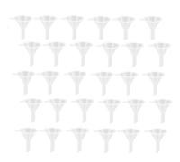 Mini Imbuto,30 PCS Imbuto in Plastica Piccolo Imbuto Trasparente Imbuto per Riempimento di Bottiglie Profumi Oli Essenziali Bottiglie da Laboratorio Artigianato Artistico