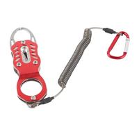 Mini Impugnatura da Pesca, Pinza da Pesca all'aperto, attività di Pesca nel Mar Rosso per Pesci Selvatici (rosso vibrante)