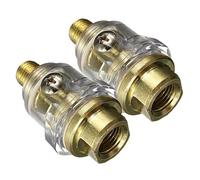 Mini In-line Oiler 1/4 Inch per Compressore D'aria, 2 Pezzi