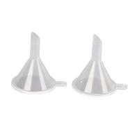 Mini in plastica mini imbuto trasparente a scopo multiplo portatile piccolo per profumi olii essenziali in polvere liquido 2 pc di alta qualità riutilizzabile mini imbuto