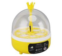 Mini incubatrice per 4 uova, controllo automatico della temperatura e dell'umidità con rotazione automatica e candela, macchina da cova per polli, anatre, piccioni a casa
