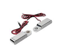 Mini indicatori di direzione for manubrio for motocicletta, luce lampeggiante for Harley-Davidson Sportster XL1200 883(Chrome)