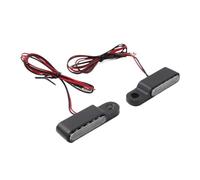 Mini indicatori di direzione for manubrio for motocicletta, luce lampeggiante for Harley-Davidson Sportster XL1200 883(Black)