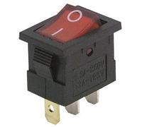 Mini interruttore a leva a bilanciere, 3 poli, Rote, AC 250 V/6,5 a, 2 posizioni: Un/AUS