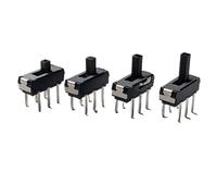 Mini interruttore a scorrimento DIP a 6 pin 2 posizioni Toggle 2P2T 9.0X3.5mm H=2/3/4/5mm verticale 04A 10 pezzi(H 5MM)